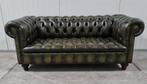 Showroommodel Chesterfield bank olijfgroen leer + BEZORGING