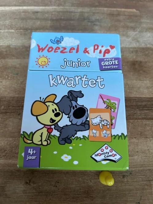 Woezel en Pip junior kwartet, per doosje te koop, Verzamelen, Speelkaarten, Jokers en Kwartetten, Zo goed als nieuw, Kwartet(ten)
