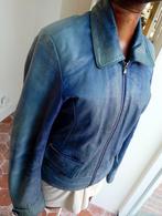 Arma blauwe goat leather jacket, Maat 38/40 (M), Blauw, Arma, Ophalen of Verzenden