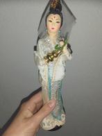 Vintage Geisha retro popje,pop sierpop decoratie doll japan, Ophalen of Verzenden, Gebruikt