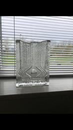 Vintage Mid Century melted iceglass object Nybro Sweden, Antiek en Kunst, Ophalen of Verzenden