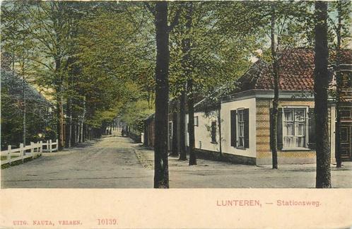 (387-058-037) Lunteren Stationsweg, Verzamelen, Ansichtkaarten | Nederland, Gelderland, Verzenden