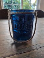 Windlicht, Overige materialen, Blauw, Ophalen of Verzenden, Zo goed als nieuw