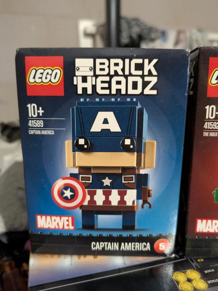 Lego Brickheadz 41589 Captain America NIEUW, Kinderen en Baby's, Speelgoed | Duplo en Lego, Nieuw, Lego, Complete set, Ophalen of Verzenden