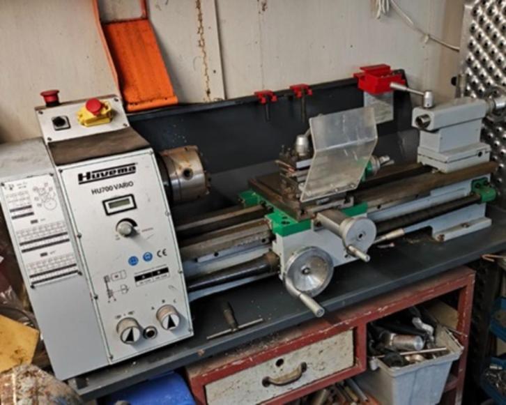 Metaal Draaibank, Doe-het-zelf en Verbouw, Draaibanken, Zo goed als nieuw, Metaaldraaibank, 500 tot 1000 mm, Ophalen