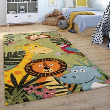 ❤️️️️ Trendy Vloerkleed Jungle Dieren Groen 120X170 CM