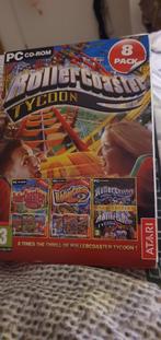 pc cd box met 8 spelletjes rollercoaster tycoon  NIEUW, Spelcomputers en Games, 1 speler, Nieuw, Ophalen of Verzenden, Vanaf 7 jaar