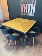 Luxe Tuinset - Life Outdoor Living, Tuin en Terras, Ophalen, Eettafel, 6 zitplaatsen, Teakhout