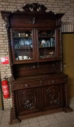 Oude vintage retro, antieke kast, Ophalen
