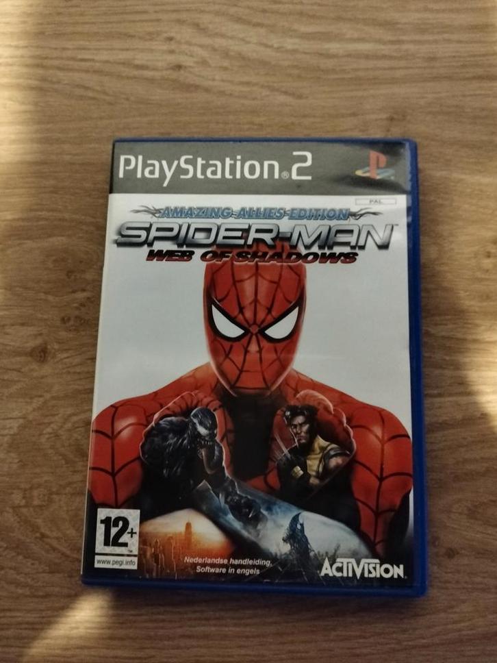 Spider-Man: Web of Shadows - PS2, Spelcomputers en Games, Games | Sony PlayStation 2, Gebruikt, Avontuur en Actie, 1 speler, Vanaf 12 jaar