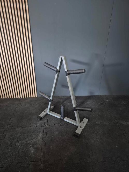 Schijvenrek 50mm, Sport en Fitness, Fitnessapparatuur, Zo goed als nieuw, Overige typen, Metaal, Ophalen