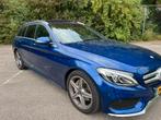 Mercedes-Benz C-Klasse C180 1.6 115KW Aut7 Estate 2017 Blauw, Auto's, Mercedes-Benz, Automaat, Achterwielaandrijving, Zwart, Blauw