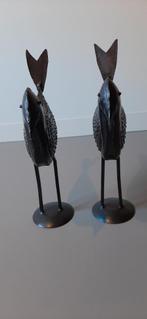 Metalen vogels 2 stuks, Huis en Inrichting, Ophalen, Zo goed als nieuw