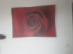 Ikea schilderij 'Roos', Huis en Inrichting, Woonaccessoires | Schilderijen, Tekeningen en Foto's, Ophalen, 125 cm of meer, Zo goed als nieuw