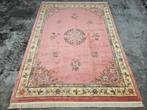 Handgeknoopt Oriental wol Aubusson tapijt pink 275x370cm, Huis en Inrichting, Stoffering | Tapijten en Kleden, 200 cm of meer