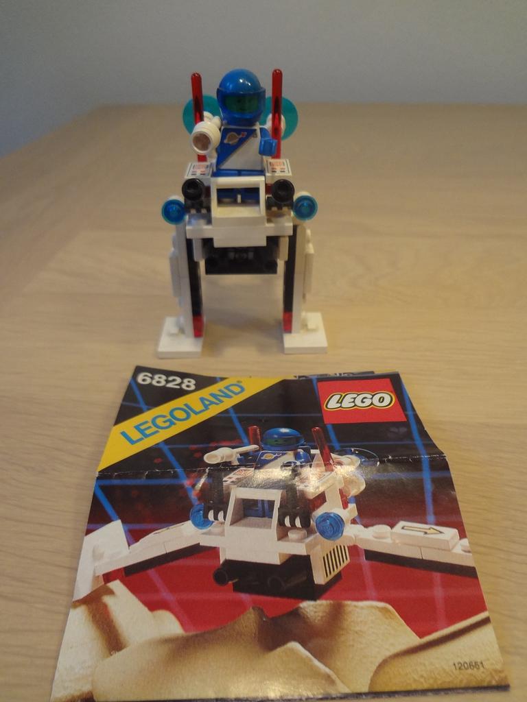 Lego complete set 6828 space twin winged spoiler, Ophalen of Verzenden, Zo goed als nieuw, Complete set, Lego