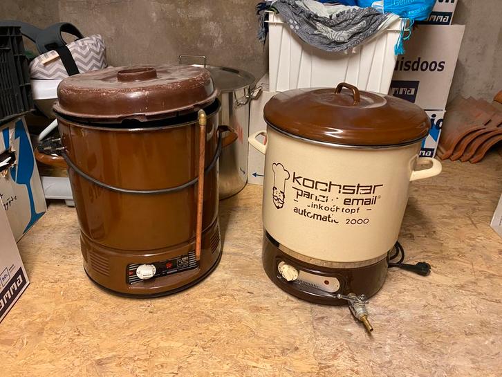 Bierbrouw set, 30L weckpannen, Huis en Inrichting, Keuken | Potten en Pannen, Gebruikt, Overige typen, Overige materialen, Ophalen of Verzenden