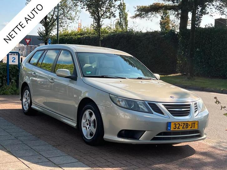 Saab 9-3 Sport Estate 1.8 *Leder|APK 02-2026, Auto's, Saab, Bedrijf, Te koop, Saab 9-3, ABS, Airbags, Airconditioning, Centrale vergrendeling