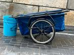 2 fietskarren / viskarren, Fietsen en Brommers, Fietsaccessoires | Aanhangers en Karren, Ophalen, Gebruikt, Aanhangfiets