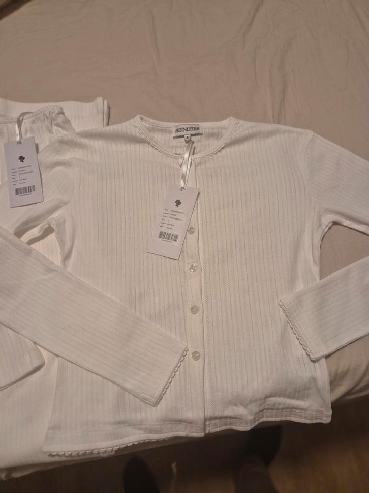 Reinders Pyjama Set - Maat S, Kleding | Dames, Ondergoed en Lingerie, Nachtkleding, Wit, Ophalen of Verzenden