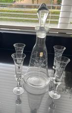 Karaf met vier glazen, Antiek en Kunst, Ophalen of Verzenden
