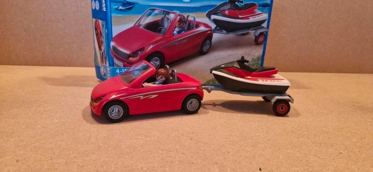 Playmobil 5133 auto met aanhanger, Kinderen en Baby's, Speelgoed | Playmobil, Zo goed als nieuw, Ophalen of Verzenden