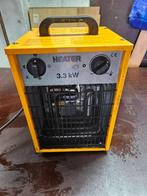 Bouwdroger- kachel-verwarming 3.3Kw, 30 tot 80 cm, Kachel, Minder dan 60 cm, Ophalen of Verzenden