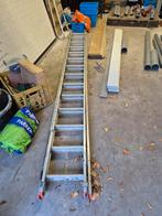 Uitschuifbare ladder, Doe-het-zelf en Verbouw, Ladders en Trappen, Ophalen, Gebruikt, 4 meter of meer