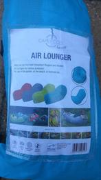 Air louncher - Blauwe zitzak voor op strand, camping, tuin, Ophalen of Verzenden, Zo goed als nieuw, Overige