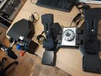 Saitek Pro Flight Yoke + Rudder Pedals Throttle system, Computers en Software, Joysticks, Ophalen, Gebruikt, Saitek