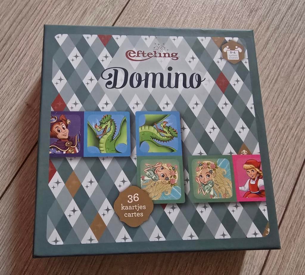 Efteling Domino, Memo en Kwartet - Compleet, Vijf spelers of meer, Ophalen of Verzenden, Gebruikt, Efteling