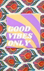 Tegeltje Good vibes only 10x10cm, Verzenden, Zo goed als nieuw