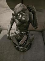 Apenlamp - Decoratieve tafellamp met aap, Tuin en Terras, Tuinbeelden, Ophalen of Verzenden, Gebruikt, Kunststof, Dierenbeeld