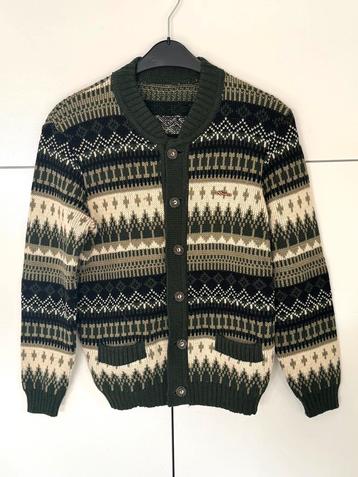 Vintage Hundt-Modell Wol groen scheerwol vest small BCBC beschikbaar voor biedingen