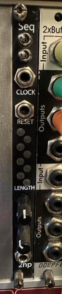 Eurorack 2hp Seq Sequencer Module beschikbaar voor biedingen