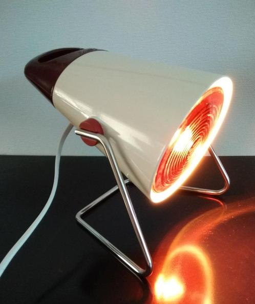 Philips Infraphil warmtelamp, vintage, Huis en Inrichting, Lampen | Tafellampen, Zo goed als nieuw, Minder dan 50 cm, Ophalen of Verzenden