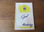 Instructieboek Opel Olympia 1500, Opel Olympia Cabrio 1951, Ophalen of Verzenden