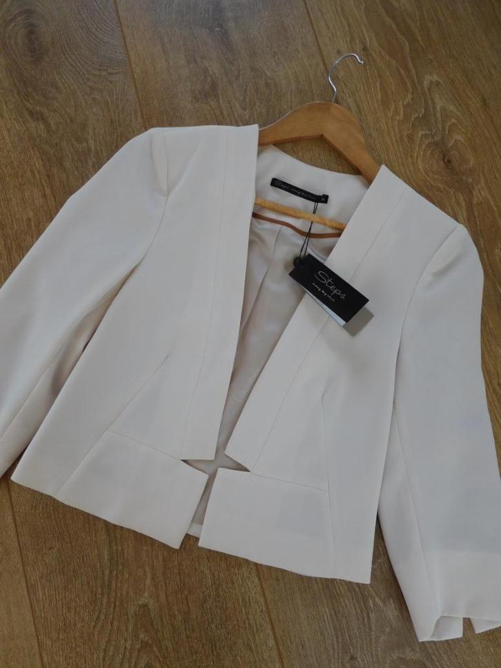 NIEUW!! STEPS blazerjasje maat 36, Kleding | Dames, Jasjes, Kostuums en Pakken, Nieuw, Jasje, Maat 36 (S), Overige kleuren, Ophalen of Verzenden