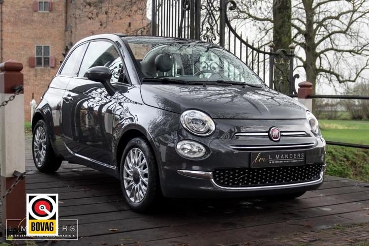 Fiat 500C 1.2 Lounge 2018 GRIJS | Cabrio | Airco | Benzine |, Auto's, Fiat, Bedrijf, 500C, ABS, Airbags, Airconditioning, Bluetooth