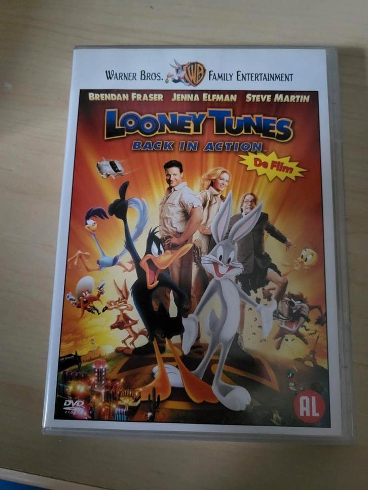 Dvd looney tunes back in action, Cd's en Dvd's, Dvd's | Tekenfilms en Animatie, Zo goed als nieuw, Amerikaans, Ophalen of Verzenden