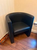 Twee zo goed als nieuwe zwarte  stoeltjes, Huis en Inrichting, Fauteuils, Ophalen of Verzenden, Zo goed als nieuw, Minder dan 75 cm