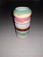 Leuk donut vaasje - 18 cm hoog, Ophalen, Zo goed als nieuw, Overige typen