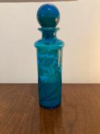 Blauwe Mdina stopfles, Antiek en Kunst, Antiek | Glas en Kristal, Ophalen
