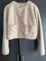 Teddy jas beige gouden knopen nieuw, Kleding | Dames, Ophalen of Verzenden, Zo goed als nieuw, Maat 34 (XS) of kleiner, Beige