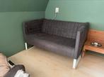 KNOPPARP 2-seat sofa donker grijs 120cmx75cmx68cm, Minder dan 150 cm, 75 tot 100 cm, Zo goed als nieuw, Ophalen