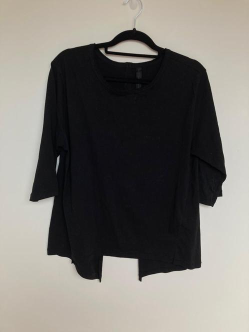 10Days dunne zwarte open back trui/shirt maat 2/40, Kleding | Dames, Tops, Zo goed als nieuw, Maat 38/40 (M), Zwart, Lange mouw