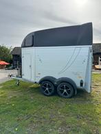 HUMBAUR XANTHOS AERO 2 PAARDS TRAILER aluminium, 2-paards trailer, Zo goed als nieuw, Ophalen, Aluminium