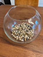 Vissenkom met grind, Dieren en Toebehoren, Vissen | Aquaria en Toebehoren, Ophalen, Zo goed als nieuw, Grind, Zand of Voedingsbodem