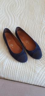 INSTAPPERS/ MOCCASINS MAAT 37 MERK LUFTPOLSTER, Kleding | Dames, Schoenen, Ophalen of Verzenden, Zo goed als nieuw, Blauw, Instappers