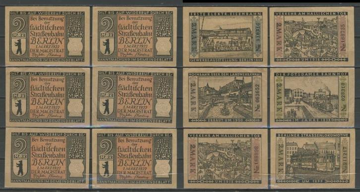 Berlijn Berlin 6x50 Pfg 1921 Duits Noodgeld Biljet r-148 jdu, Postzegels en Munten, Bankbiljetten | Europa | Niet-Eurobiljetten